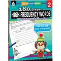 Shell Education 180 Days of High-Frequency Words for Second Grade SEP51635
